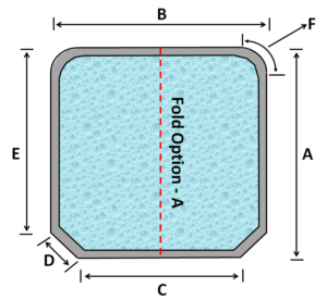 Custom Rounded Square Spa Cover – 2 Cut Corners