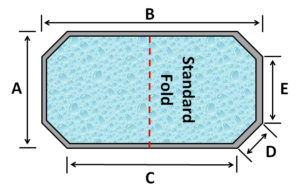 Custom Rectangle Spa Cover – 4 Cut Corners