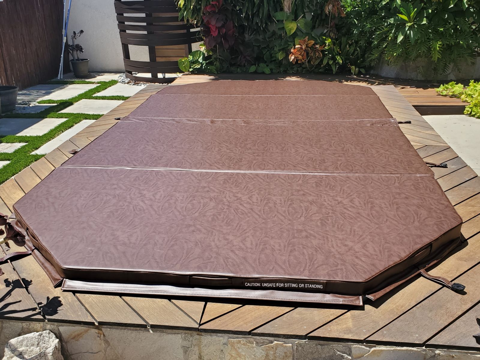 Four (4) panel spa cover