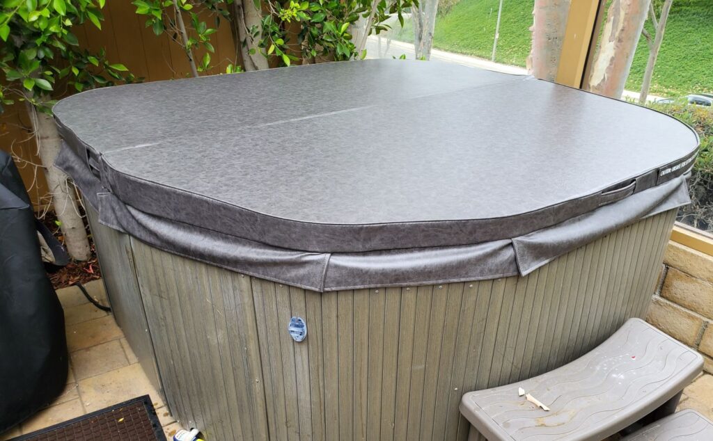 Portable Spa Cover — Dark Gray